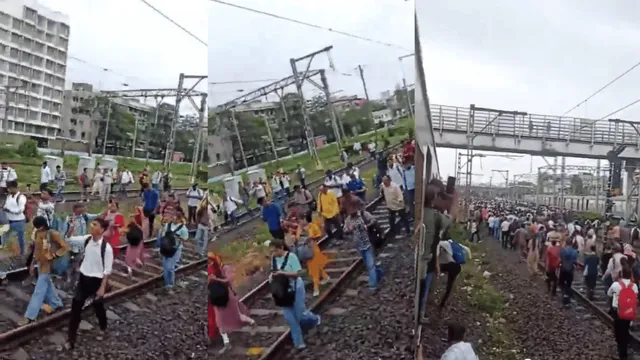 halted-mumbai-local-train-services-leave-mumbaikars-walking-on-railway-tracks-viral-video
